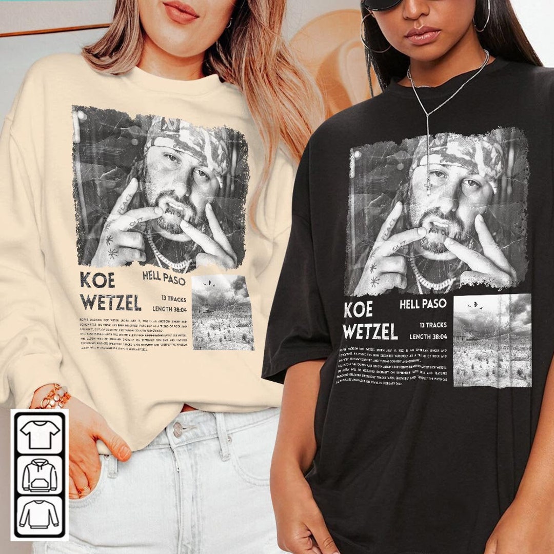 Koe Wetzel Mug Shot Vintage Country Music Tee Shirt Etsy