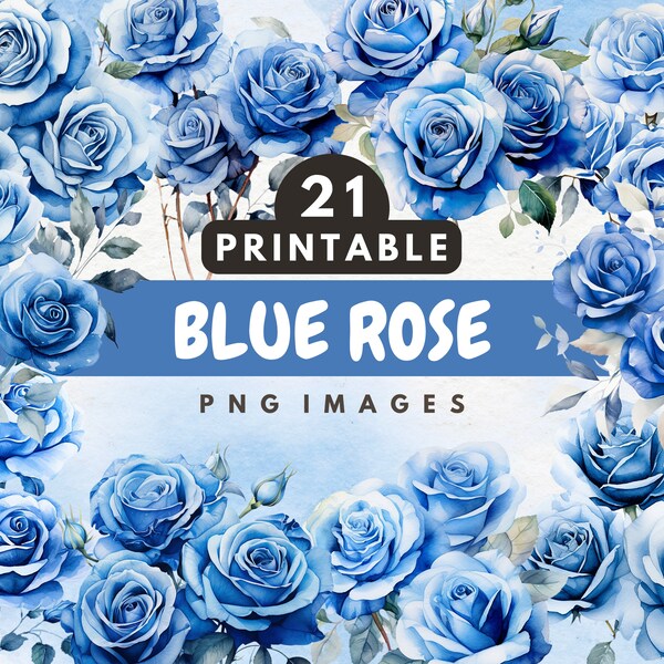 Blue Roses - Etsy