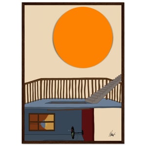 Saturday Morning on a Sunday Evening (FRAMED)