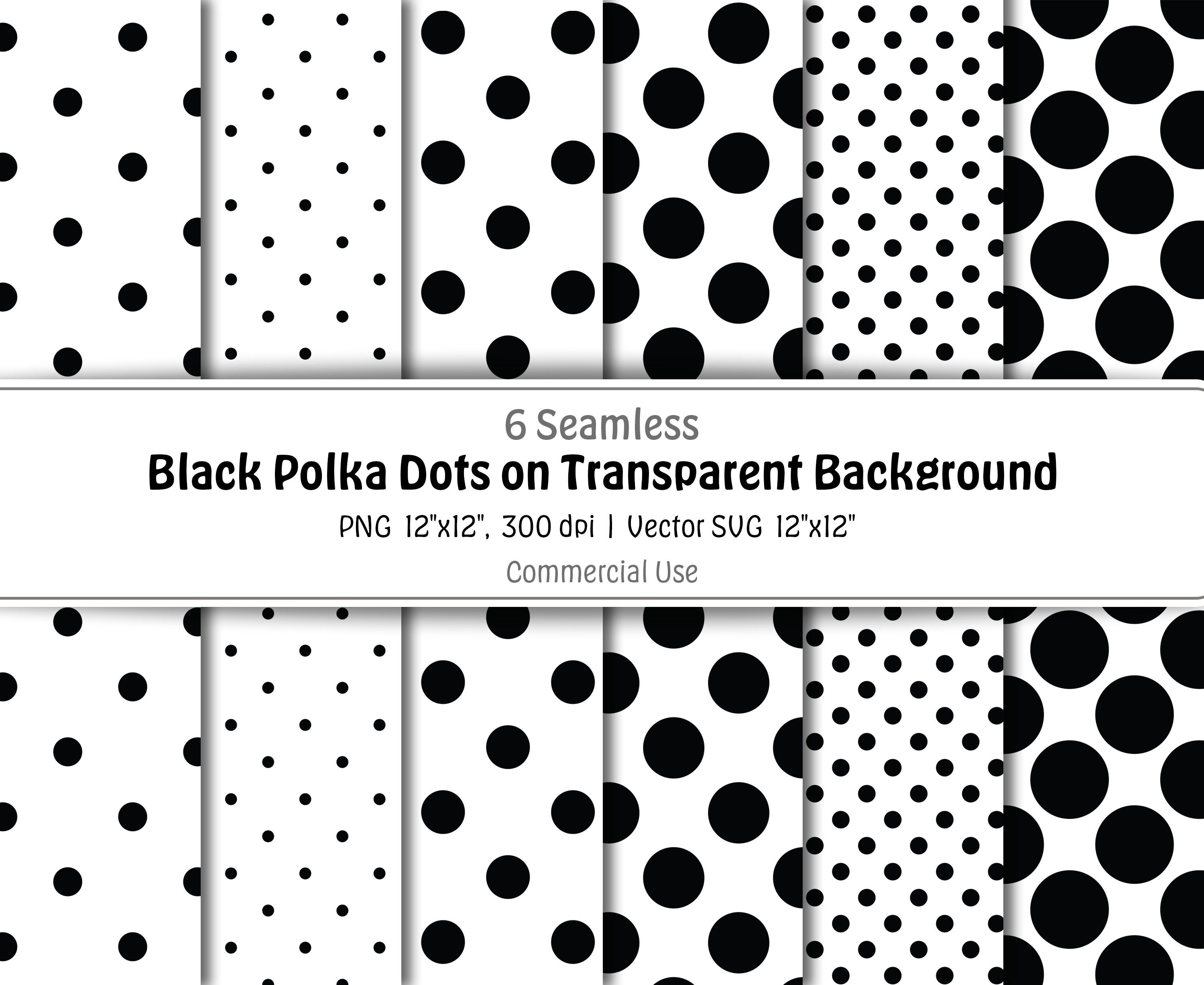 Polka Dot PNG Transparent, Polka Dot Pattern, Vector Pattern