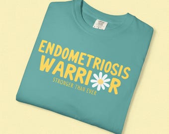 Maglietta "Endometriosis Warrior", maglietta di supporto, maglietta unisex, regalo di empowerment, moda di sensibilizzazione, abbigliamento comodo