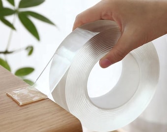 Waterproof Nano Double Sided Tape: Residue-Free Adhesive (5m x 20mm)