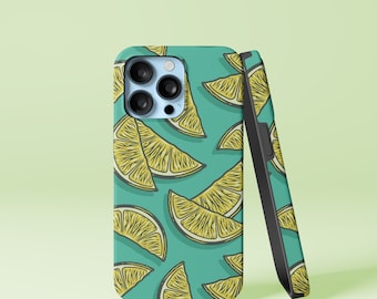 Pattern lime fruit lemon fresh Design iPhone 14 13 12 Pro Max Mini X Xs Xr SE Tough Case, Samsung Galaxy S23 Ultra FE Plus Note 10 20 Cover