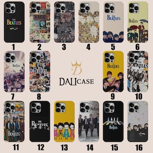 The Beatles Design iPhone 14 13 12 11 8 Pro Max Mini Xs Xr SE Tough MagSafe Case, Samsung Galaxy S20 S22 S23 Ultra FE Plus Note 10 20 Cover