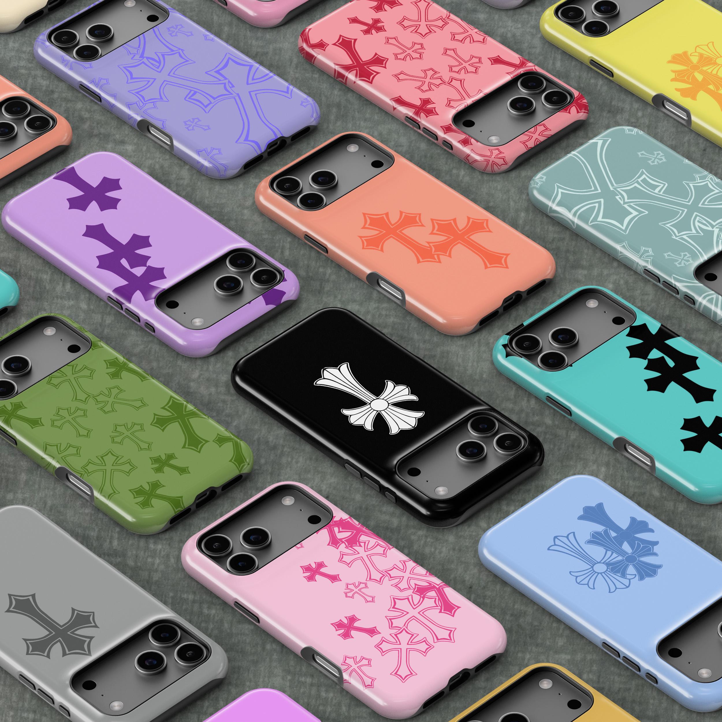 スマートフォン・携帯電話 【Iphone15】赤いバラのデザイン 3Dカートゥーン