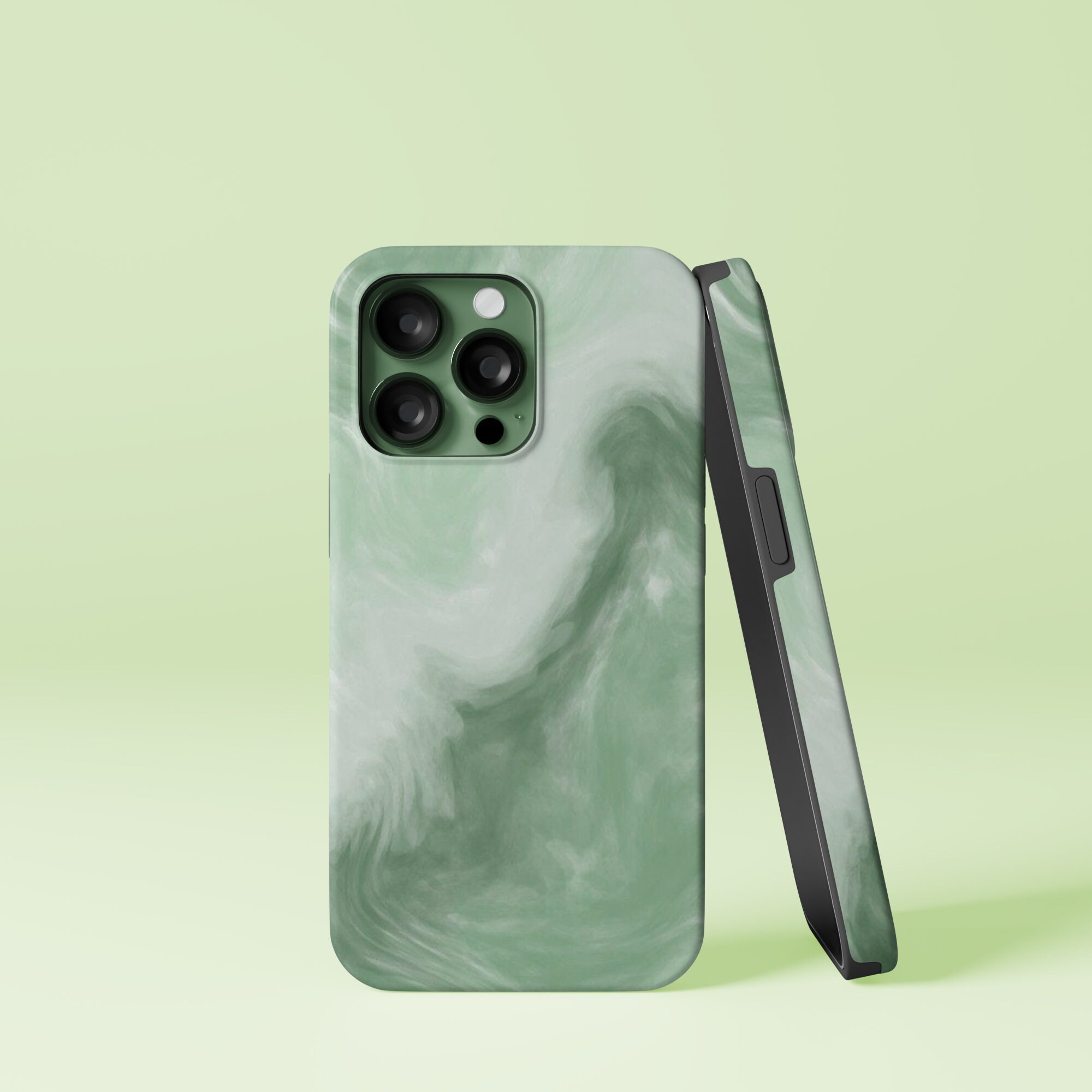Light Green Design iPhone 14 13 12 11 8 7 Pro Max Mini X Xs Xr SE