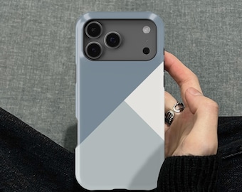 fades of White Gray Design iPhone 17 16 15 14 13 12 11 Pro Max Mini X Tough Case, Samsung Galaxy S24 S25 S26 Ultra FE Plus Note 10 20 Cover