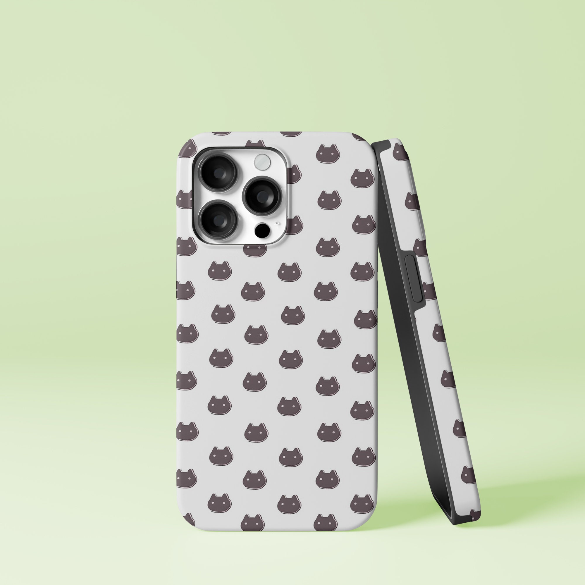 Cookie Cat Design iPhone 14 13 12 11 8 7 Pro Max Mini X Xs Xr SE