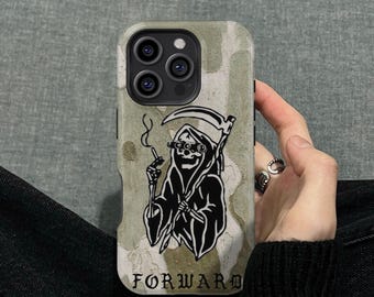 Forward Observations Magere Hein Design iPhone 17 16 15 14 13 12 Pro Max Mini SE Tough Case, Samsung Galaxy S22 Ultra FE Plus Note 10 Cover