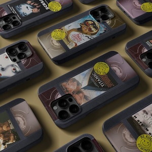 90's Vhs Movie Design iPhone 14 13 12 11 8 Pro Max Mini X Xs Xr SE Tough MagSafe Case, Samsung Galaxy S20 S23 Ultra FE Plus Note 10 20 Cover
