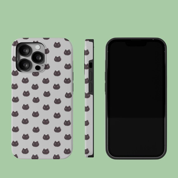Cookie_cat 　Apple iPhone 14 Cookie Cat Design iPhone 14 13 12 11 8 7 Pro Max Mini X Xs Xr SE