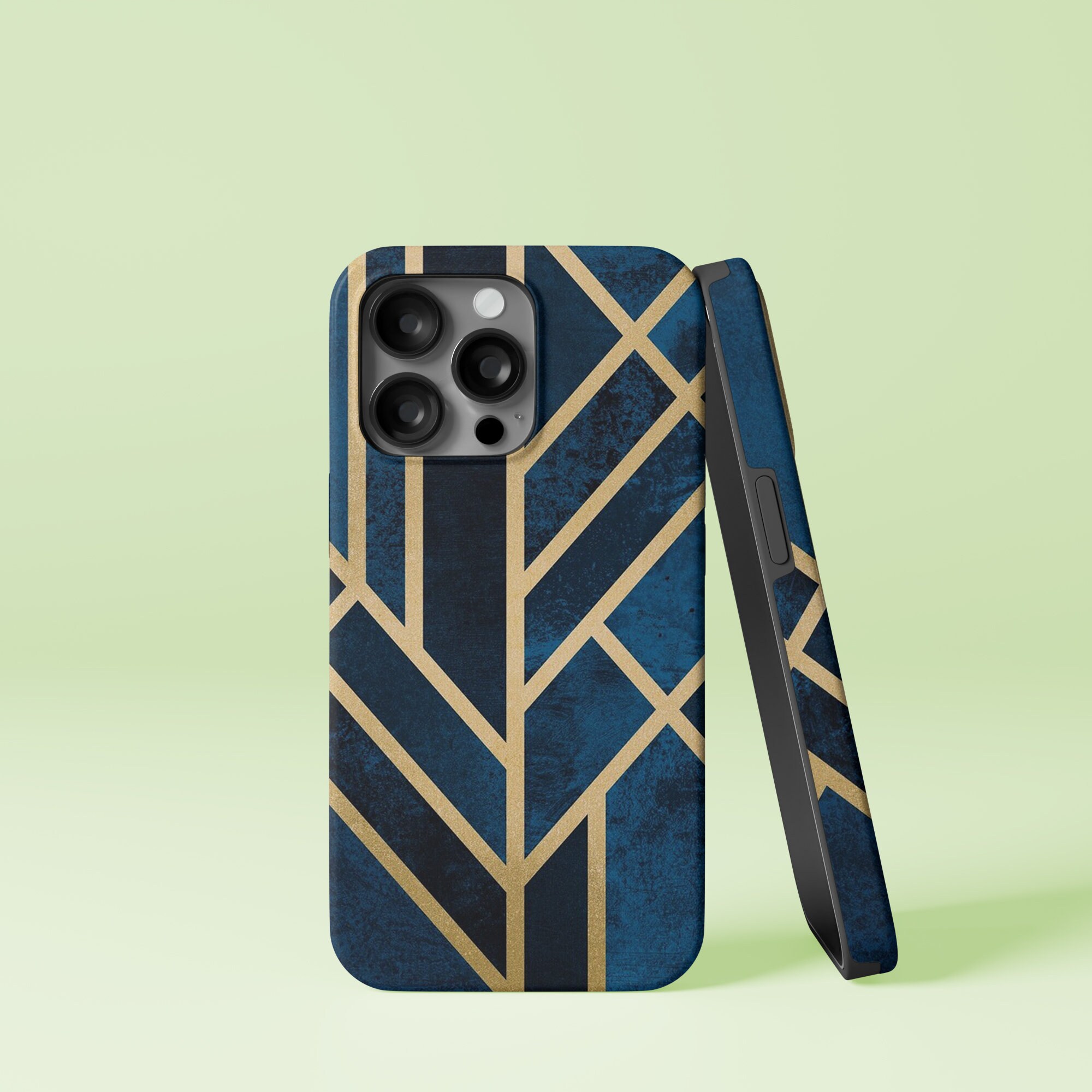 【MIDNIGHT MOMENT】DECO emboss case iPhone ケース Art Deco Midnight Design iPhone 14 13 12 11 8 Pro Max Mini X