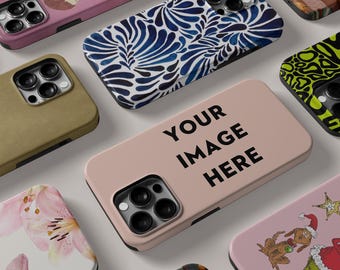 Personalizowane etui MagSafe do iPhone'a 17 16 15 14 13 12 11 Pro Max Mini X SE z mocną ramką i spersonalizowanym zdjęciem na Samsung Galaxy S20 S23 Ultra
