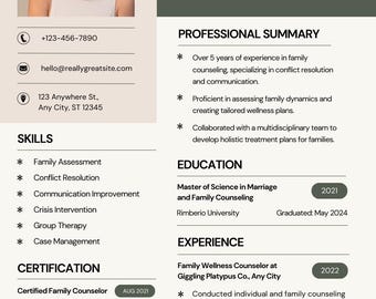 CV Digital Template