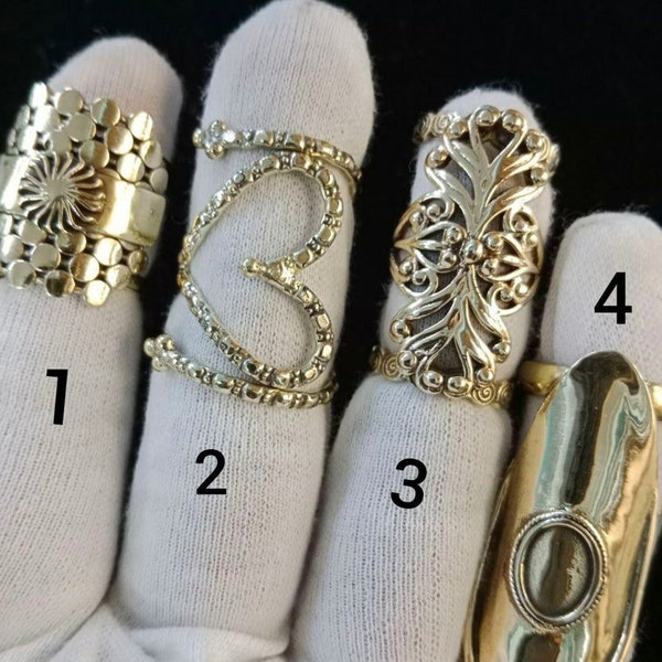 Fern Tiara Ring, 18K Gold Filigree Ring, Gold Floral Ring, Handmade Ring, Vintage Ring, Dainty Ring, Engagement Ring, Gift Ring,Gift For Her