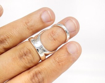 Arthritis finger Splint for Lateral Deviation, Gift For Dad, Gift For Mother, Adjustable Sterling Silver 925 or, For EDS