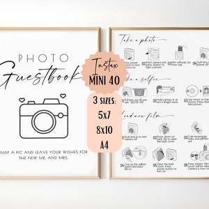 Instax Mini 40 instructions Sign digital download Instax mini 40 how to take picture, Instax mini how to load film, Instax photo guestbook