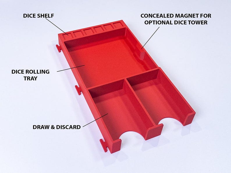 Dice Throne Compatible Player Dashboard | 30+ Colors | Modular | Dice Tray & Tower Option image 8