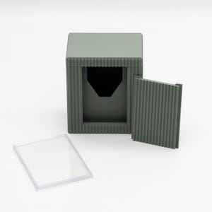 Coffre de rangement personnalisé | vitrine de cartes | Affichage carte | Façade amovible | Plus de 30 couleurs
