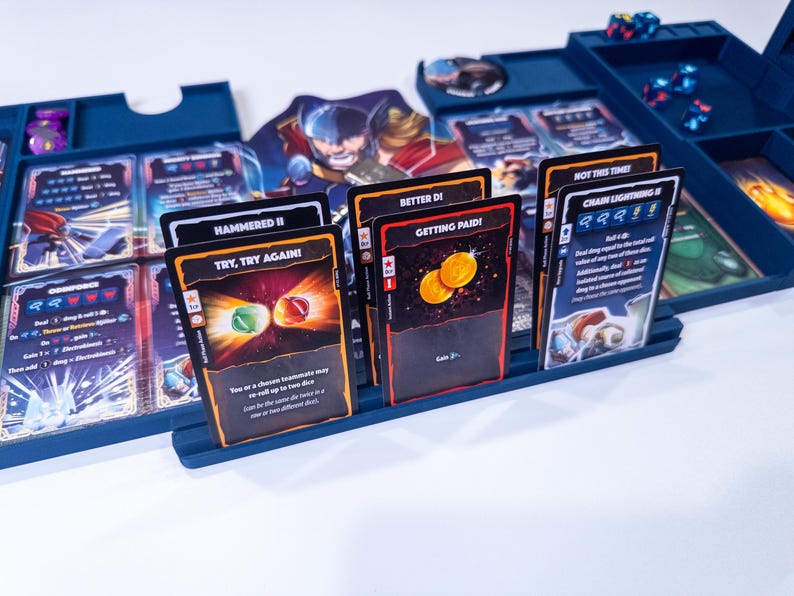 Dice Throne Compatible Player Dashboard | 30+ Colors | Modular | Dice Tray & Tower Option image 2
