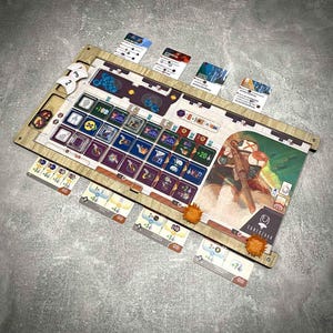 Voidfall - spelersbord/dashboard compatibel met bordspel - [ONOFFICIEEL: door een fan gemaakt]