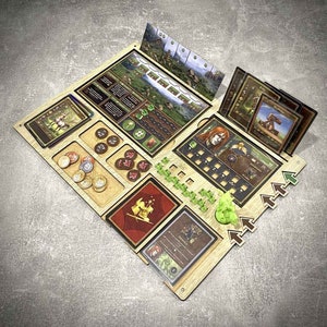 Heroes 3 - playerboard / dashboard compatibile with board game