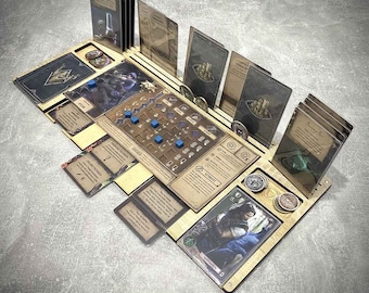 Witcher Old World- playerboard / dashboard compatibile with board game - [UNOFFICIAL- Fan made]