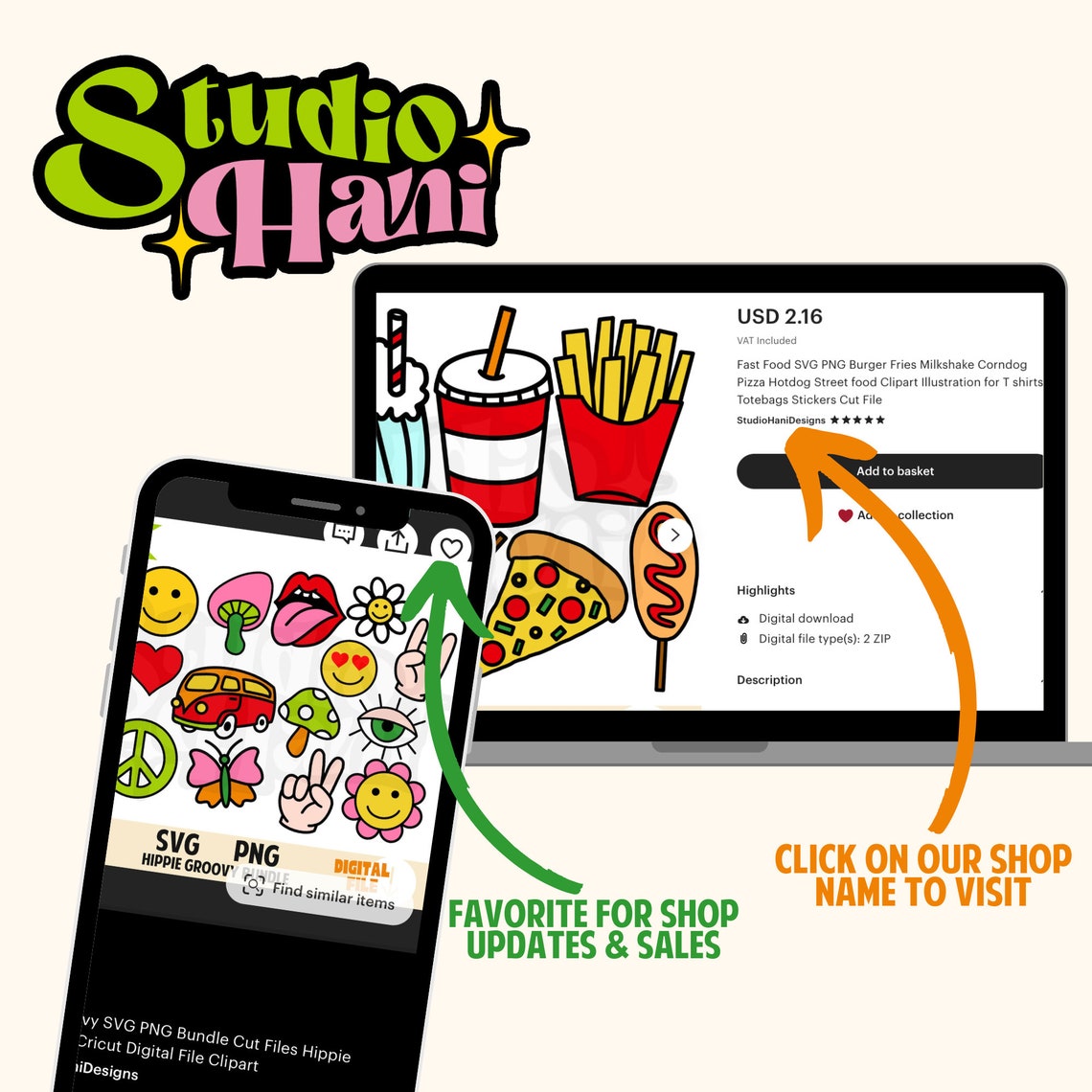 Filipino Street Food SVG PNG Pinoy Foods Clipart Black and White