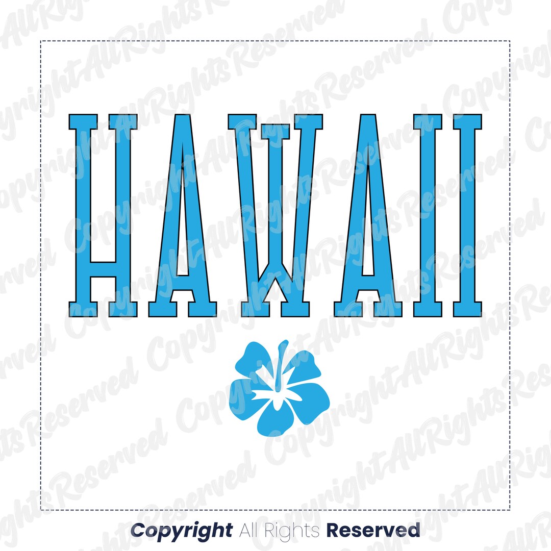 Hawaii Svg Aloha SVG Retro Hawaii Svg Cute Hawaii Svg Hawaii Travel Svg