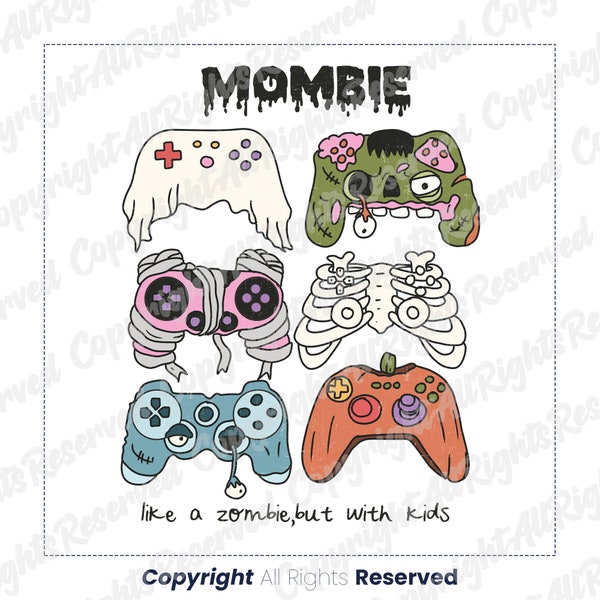 Mombie Like A Zombie But With Kids Halloween Png, Funny Mom Halloween Png, Monster Png, Spooky Mama Png, Mom Life Png, Instant Download