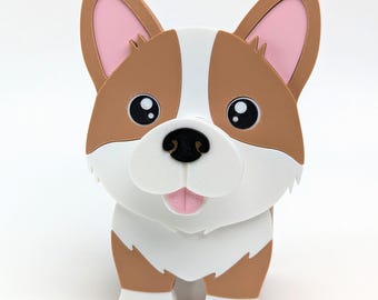Corgi Eyeglass Holder Stand | Made in Michigan | Dog Lover Gift