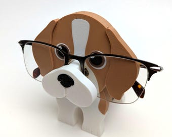 Eyeglass Holder Beagle Dog, Eco-Friendly PLA Glasses Organizer