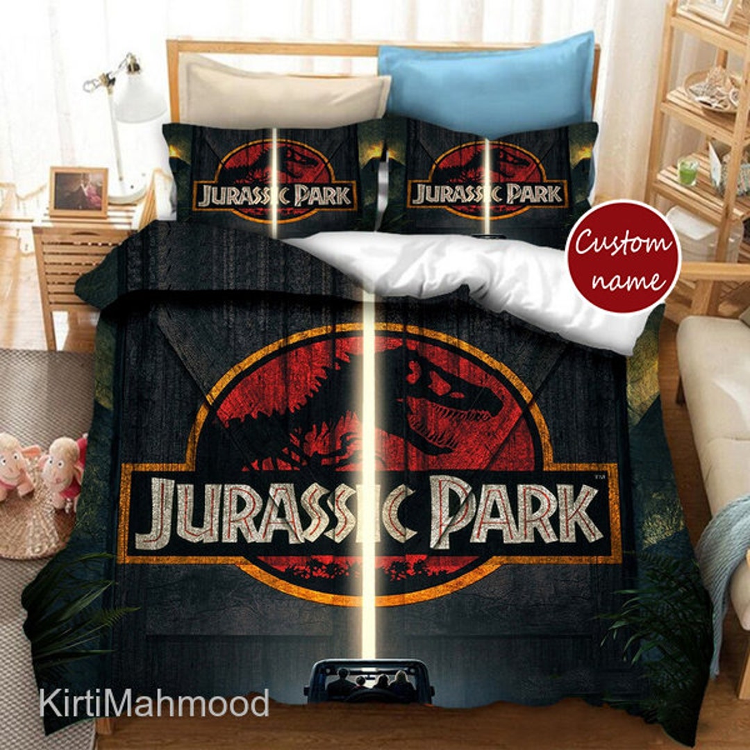 Jurassic World Bedding Set Jurassic Park Bedding Set Etsy