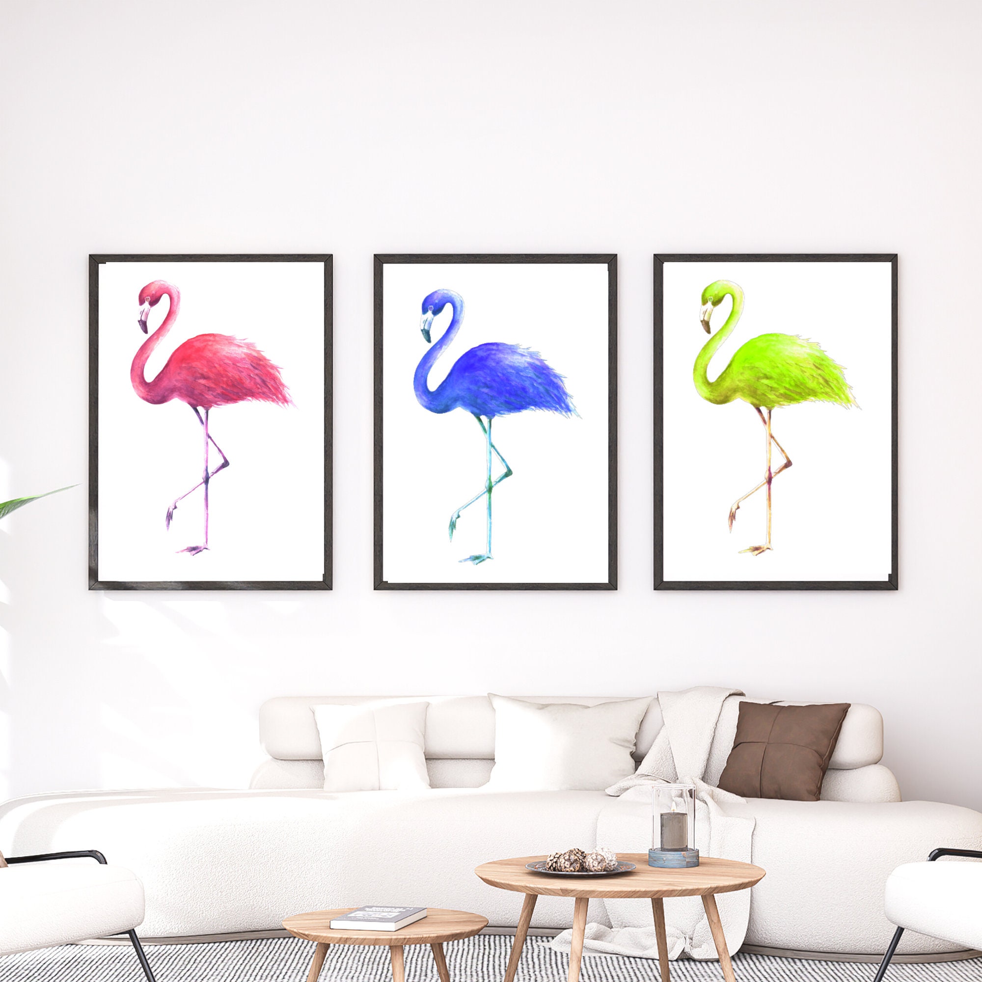 Flamingo Printable, Neon Flamingo Print, Flamingo Pop Art, Flamingo ...