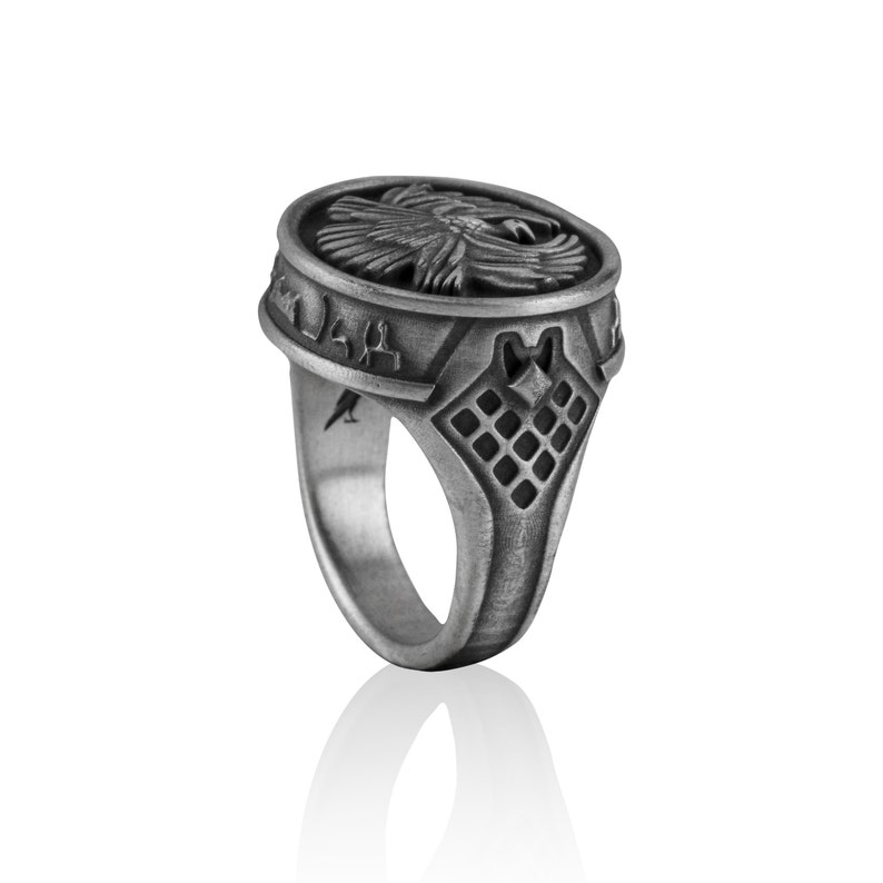 Duke Leto Atreides Dune Ring in Sterling Silver, Handmade