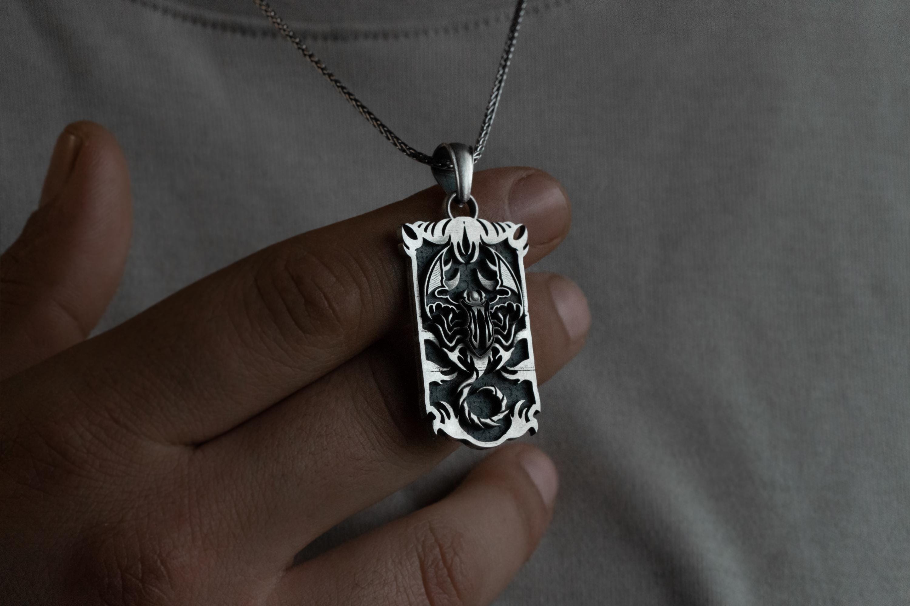 Scorpio Necklace Pendant in Silver, Engraved Scorpion Horoscope Necklace For Him, Zodiac Sign Coin Necklace For Husband, Gift for Him