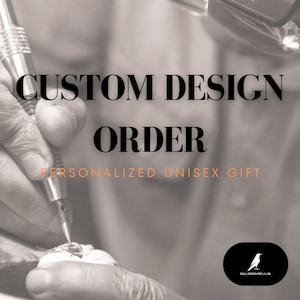 SilverByRevlis Custom Design Order, Custom Engraved Ring or Necklace, Silver Gift, Personalized Unisex Gift, Gift for Boyfriend,Gift For Her