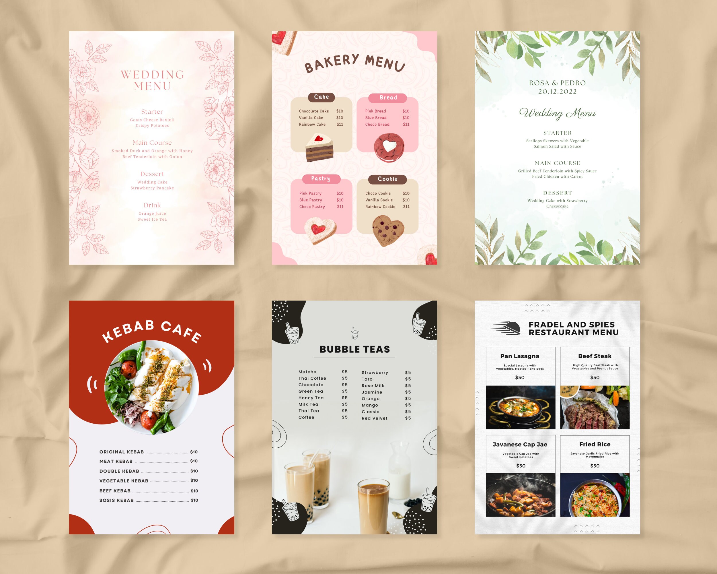 Canva Menu Template Editable Template Menu Printable Menu Design Canva Menu Template Editable Template Menu Printable Menu Design