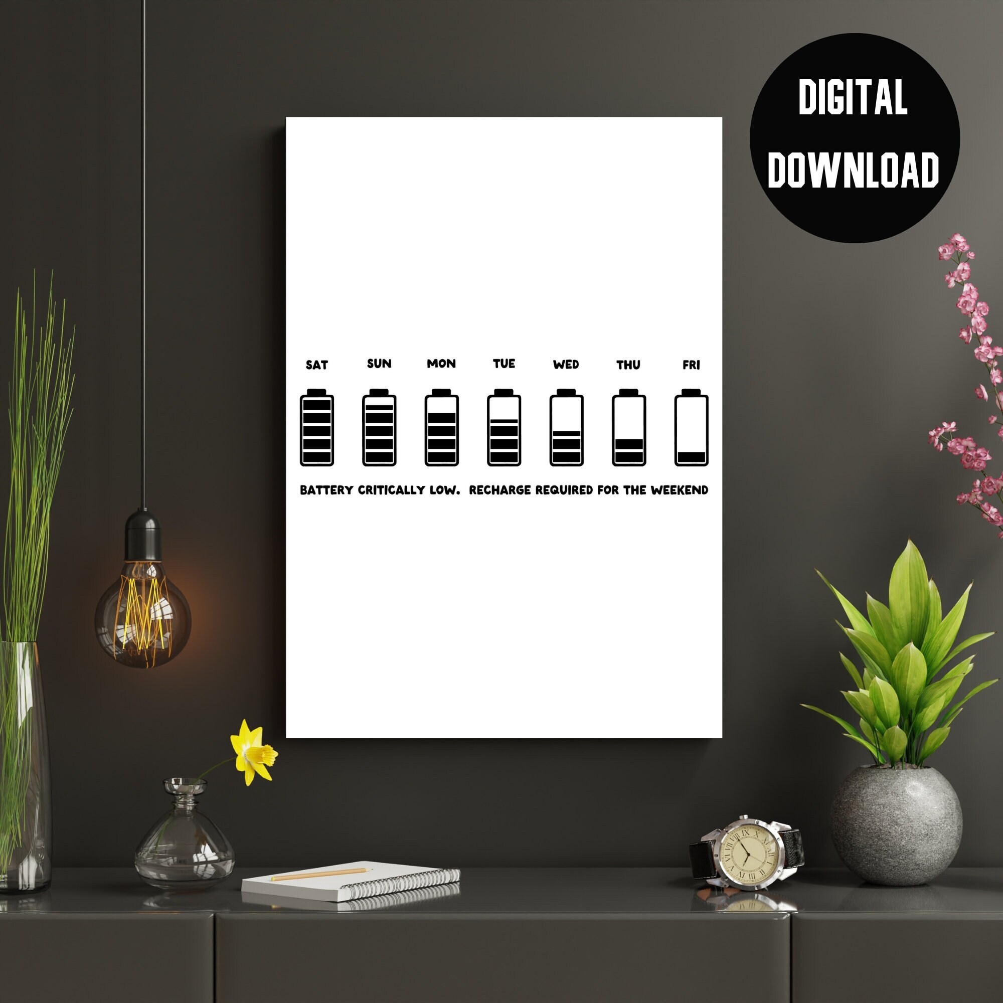 Funny Printable Wall Art Humorous Home Decor Digital - Etsy