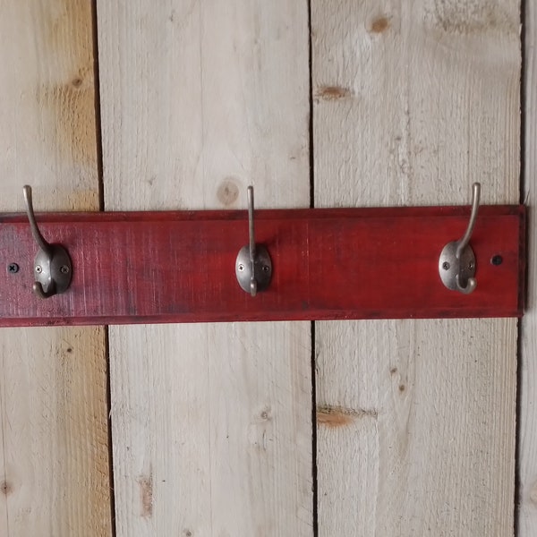 porte manteau en bois recyclé