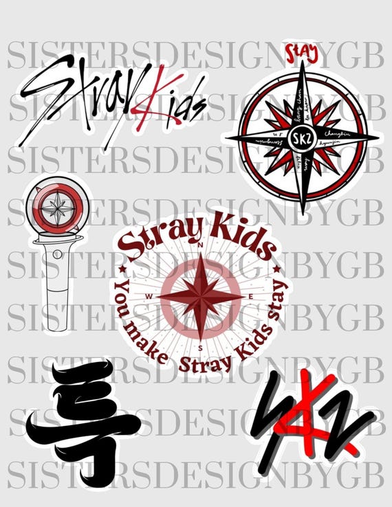 Stray Kids Png/Jpg/Pdf Digital Prints Sticker-Kpop Stray Kids PNG For Vinyl Prints stickers