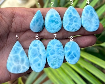 AAA+ Top Quality Larimar Cabochon, Mix Shape Larimar Cabochon, Making For Jewelry