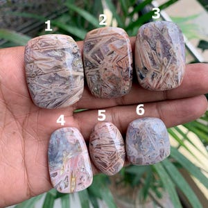 Natural Stick Agate Cabochon, Mix Shape Agate Cabochon Gemstone, Loose Cabochon, Smooth Stick Agate Cabochon,  Stick Agate Making Jewelry