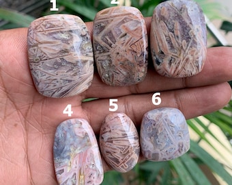 Naturlig stavagat cabochon, blandad agat cabochon ädelsten, lös cabochon, slät stavagat cabochon, stavagat smyckestillverkning
