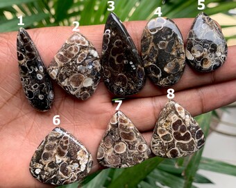 Tutela Jaspis Cabochon Ädelsten, Naturlig Tutela Jaspis Mix Form Cabochon, Lös Ädelsten, Platt Baksida Ädelsten, Slät Cabochon För Smycken