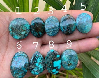 Natural Tibetan Turquoise Cabochon for Jewelry Making