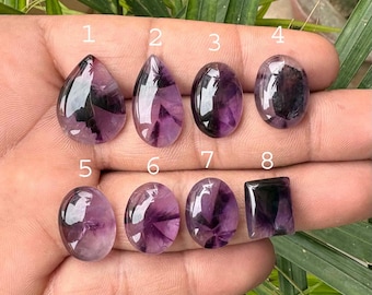 Purple Amethyst Cabochon, Mix Shape, Loose Gemstone