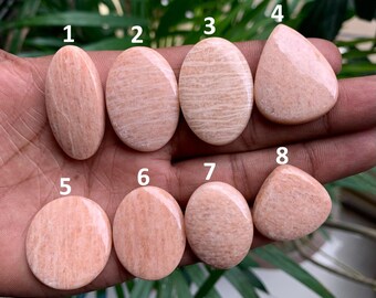 Persika Amazonit Cabochon Ädelsten, Naturlig Amazonit Blandad Form Ädelsten, Slät Amazonit, Lös Amazonit Ädelsten, Tillverkning För Smycken