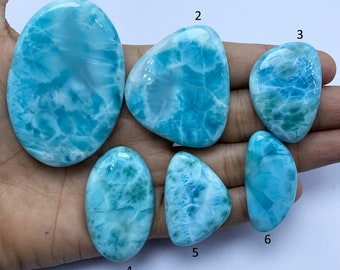 Blå Larimar Cabochon, Dominikansk lös ädelsten