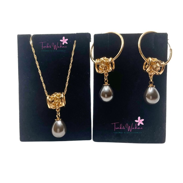 Aloha Necklace & Earrings Sets - Jewelry trends, fashion accessories, Hawaiian jewelry, earrings, necklace, women, teen